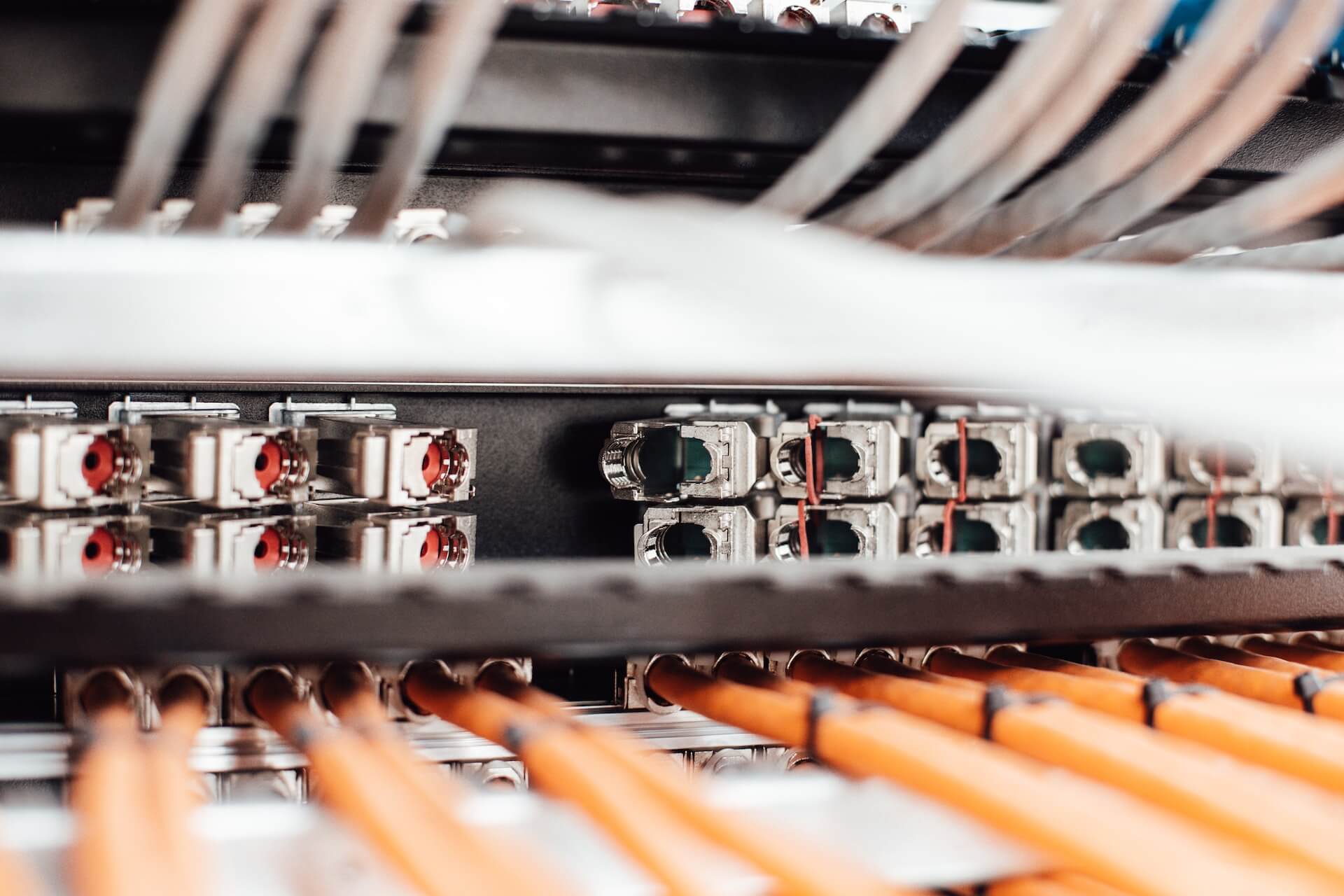 it network Cables in an office