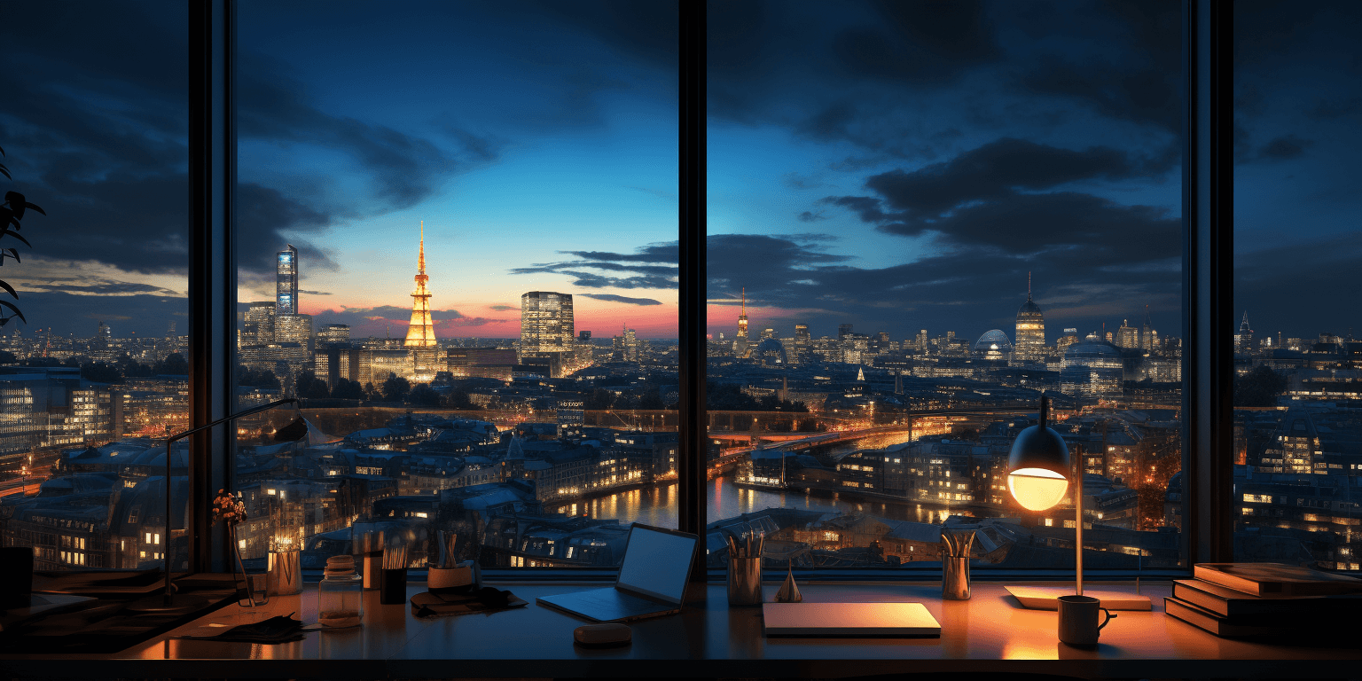london view from office